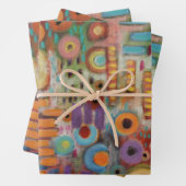 ガーデン抽象芸術 ラッピングペーパーシート (インサイチュ)