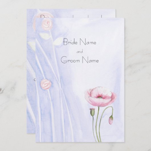 ガーデン招待状 招待状 (正面/裏面)