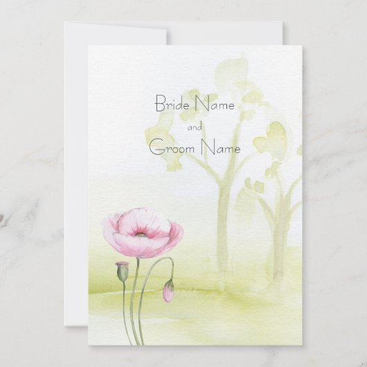 ガーデン招待状 招待状 (正面)