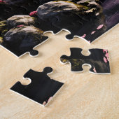 ガーデン日本のさくらんぼブロッサム ジグソーパズル (側面)