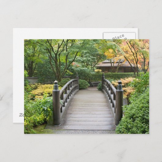 ガーデン日本のはがき ポストカード (正面/裏面)