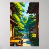 ガーデン日本のアウトドアカフェ ポスター (正面)