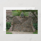 ガーデン日本のストーンステップススー秋SD ポストカード (正面/裏面)