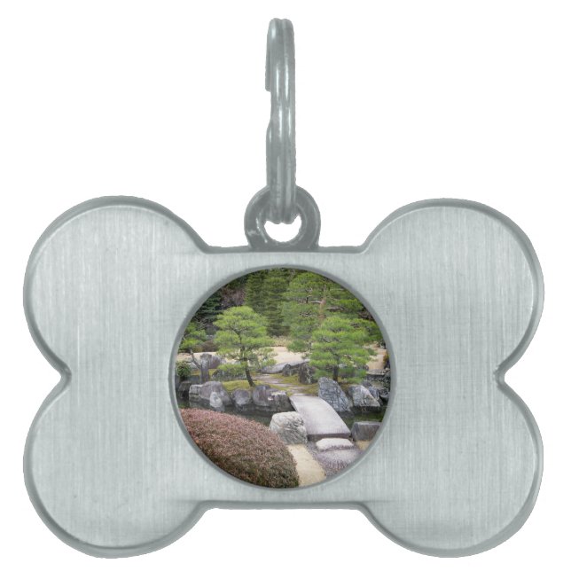 ガーデン日本の日本庭園 ペットネームタグ (正面)