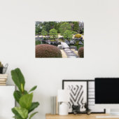 ガーデン日本の日本庭園 ポスター (ホームオフィス)