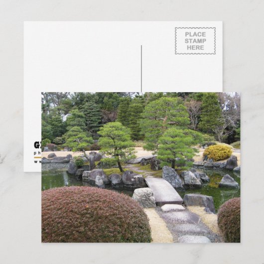 ガーデン日本の日本庭園 ポストカード (正面/裏面)