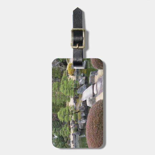 ガーデン日本の日本庭園 ラゲッジタグ (正面縦)