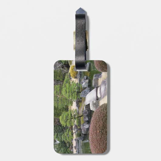 ガーデン日本の日本庭園 ラゲッジタグ (裏面縦)