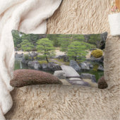 ガーデン日本の日本庭園 ランバークッション (ブランケット)