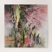 ガーデン日本の春 ジグソーパズル (横)