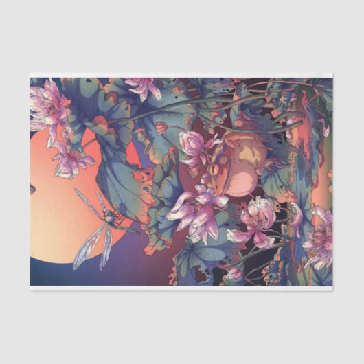 ガーデン日本の池 薄葉紙 (正面)