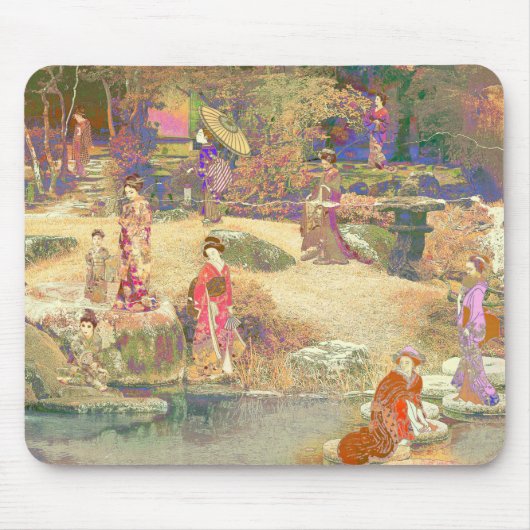 ガーデン日本のII /ウォッシュ版 マウスパッド (正面)