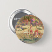 ガーデン日本のII /ウォッシュ版 缶バッジ (正面&裏面)