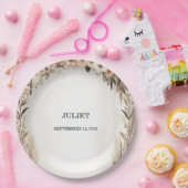 ガーデン春ウッドボー素朴ブライダルシャワー ペーパープレート (パーティー)