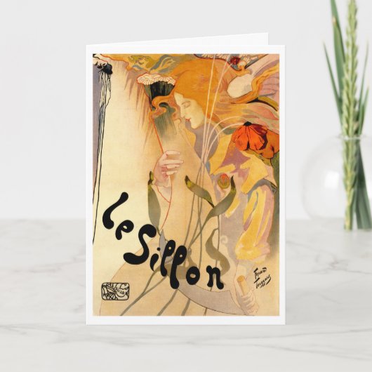 ガーデン最高のフェアリーフランスのグリーティング カード (正面)