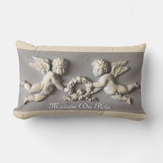 ガーデン木材装飾用クッション ランバークッション (正面)