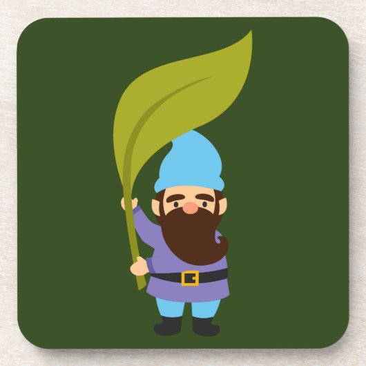 ガーデン格言かわいいカラフル コースター (正面)