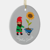 ガーデン格言かわいいガーデニングテーマ セラミックオーナメント (右)