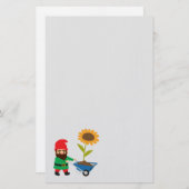 ガーデン格言かわいいガーデニングテーマ 便箋 (正面/裏面)