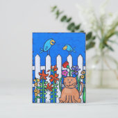 ガーデン格言はがき ポストカード (スタンド正面)