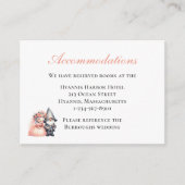 ガーデン格言オレン結婚ジズアコモデーション エンクロージャーカード (正面)