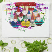 ガーデン格言キッチンタオル キッチンタオル (折り畳み)