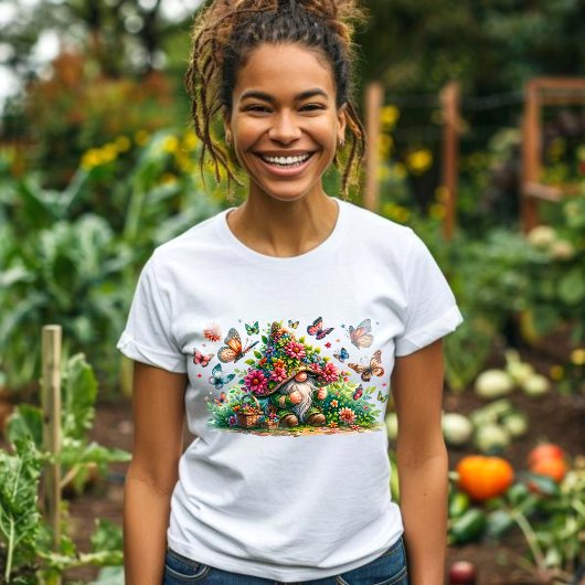 ガーデン格言バタフライパーフェクトギフト Tシャツ