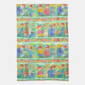 ガーデン格言ピクシー遊タートル キッチンタオル (縦)