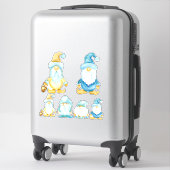 ガーデン格言ブロス色彩の鮮やかウォーターカラーキッズルーム シール (スーツケース)