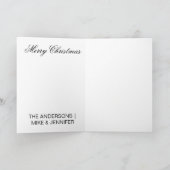 ガーデン格言メリークリスマスレッドバッファロープレイド シーズンカード (内部)