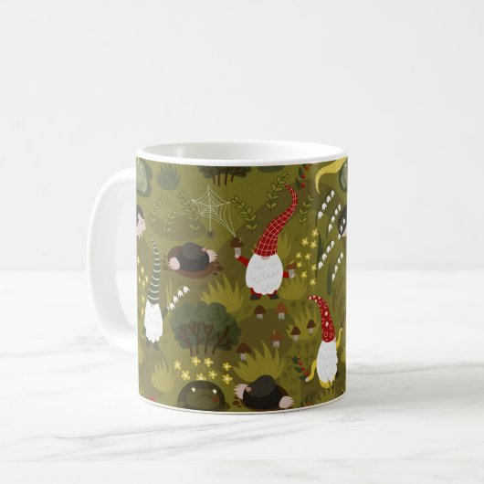 ガーデン格言ユーモアのある:動物相。 コーヒーマグカップ (正面左)