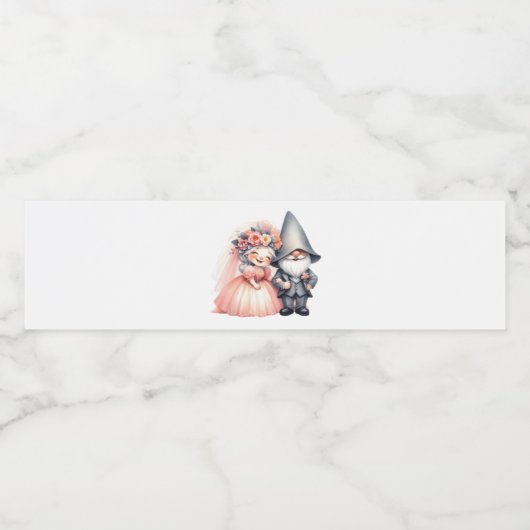 ガーデン格言新郎新婦フェアリータ素朴レ結婚ーズ ペットボトルラベル (シングルラベル)