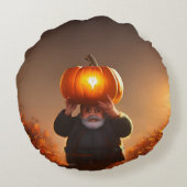 ガーデン格言運ズAカボチャ、ラウンドクッション ラウンドクッション (裏面)