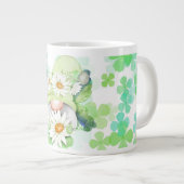 ガーデン格言2緑 ジャンボコーヒーマグカップ (正面右)