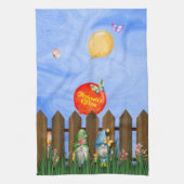 ガーデン格言、おもしろいカラフルキッチンタオル キッチンタオル (縦)