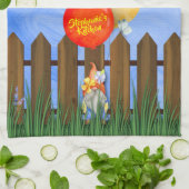 ガーデン格言、おもしろいカラフルキッチンタオル キッチンタオル (折り畳み)