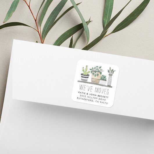 ガーデン栽培 |お知らせスタンプの移動 スクエアシール