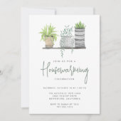 ガーデン栽培 |引っ越し祝いパーティーパーティー 招待状 (正面)