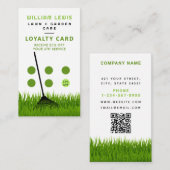 ガーデン気にロンモダングラスレーキロイヤリティ 名刺 (正面/裏面)