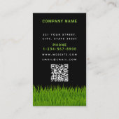 ガーデン気にロンモダングラスレーキロイヤリティ 名刺 (裏面)