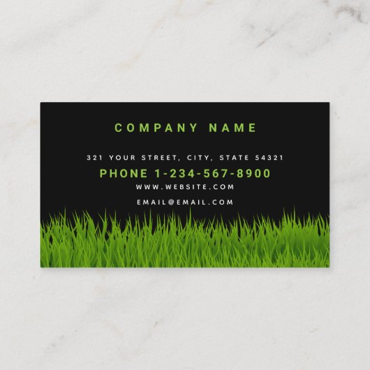 ガーデン気にロン離れビジネスロイヤリティ 名刺 (裏面)