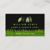 ガーデン気にロン離れ造園のロゴ 名刺 (正面)