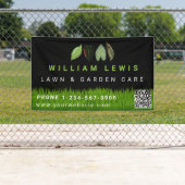 ガーデン気にロン離れ造園のロゴ 横断幕 (インサイチュ)