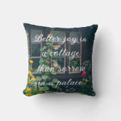 ガーデン素朴と居心地の良いコテージ クッション (正面)