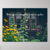 ガーデン素朴と居心地の良いコテージ ポスター (正面)