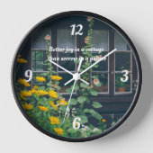ガーデン素朴と居心地の良いコテージ 壁時計 (正面)