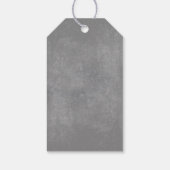 ガーデン素朴ストリングライトブランチイエロー結婚ズ ギフトタグ (裏面)