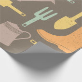 ガーデン素朴チャームラッピング紙 ラッピングペーパー (角)