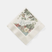 ガーデン素朴バード応援紙カクテルナプキンス 縁ありカクテルナプキン (角)