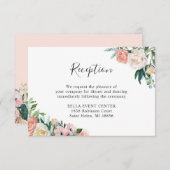 ガーデン素朴フローラ結婚詳細披露宴 エンクロージャーカード (正面/裏面)